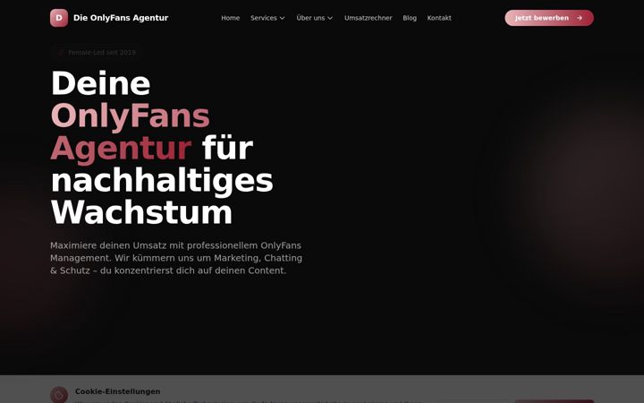 Screenshot of die-onlyfans-agentur.de