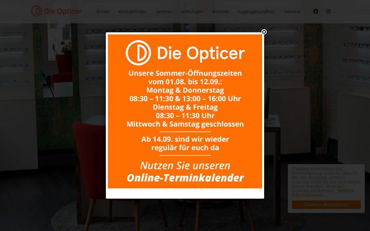 Screenshot of die-opticer.de