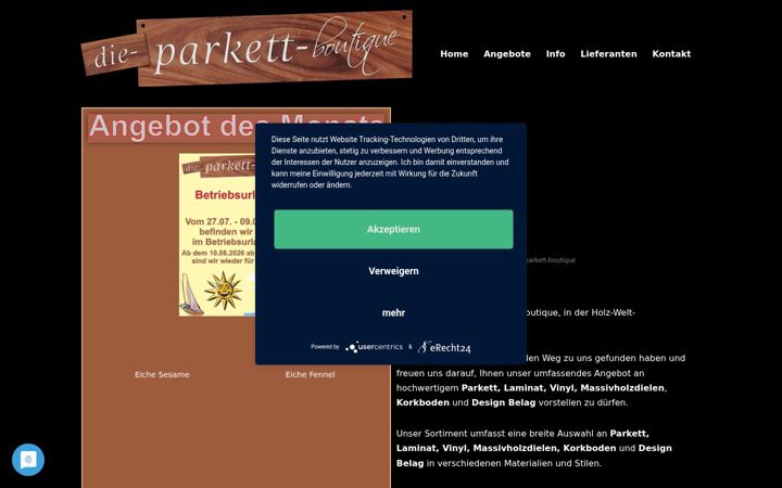 Screenshot of die-parkett-boutique.de