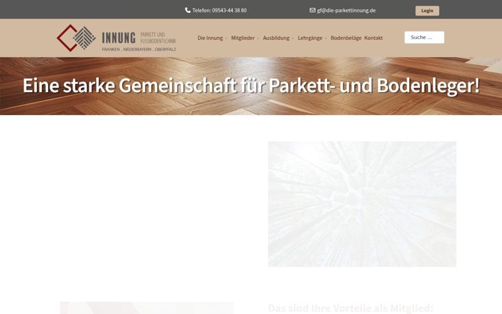 Screenshot of die-parkettinnung.de