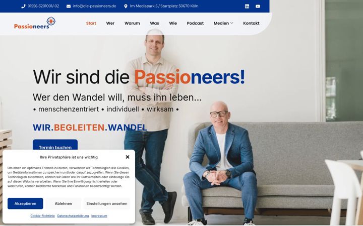 Screenshot of die-passioneers.de