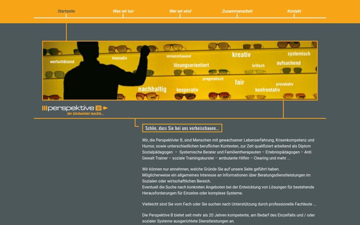Screenshot of die-perspektive-b.de