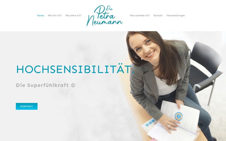 Screenshot of die-petra-neumann.de