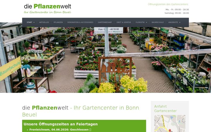 Képernyőkép: die-pflanzenwelt.de