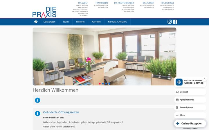 Screenshot ta' die-praxis-nuernberg.de