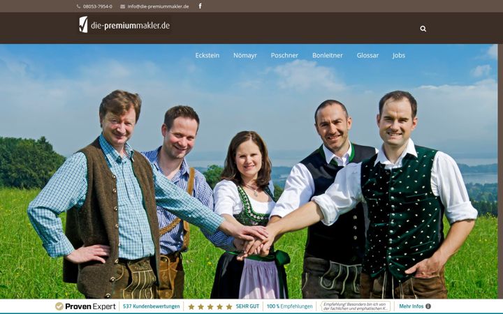 Ekrano kopija die-premiummakler.de