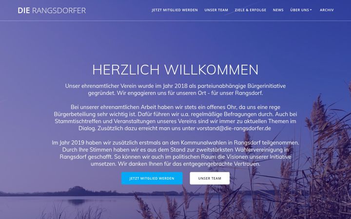 Screenshot von die-rangsdorfer.de