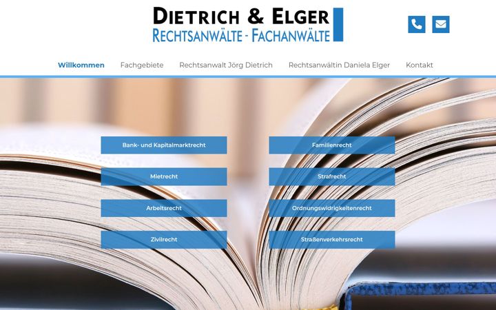 Screenshot of die-recht.de