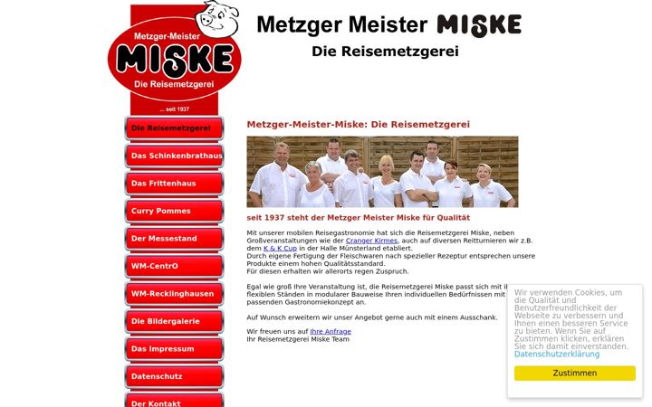 Screenshot of die-reisemetzgerei.de
