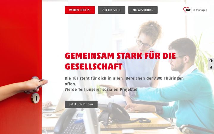 Screenshot of die-rote-tuer.de