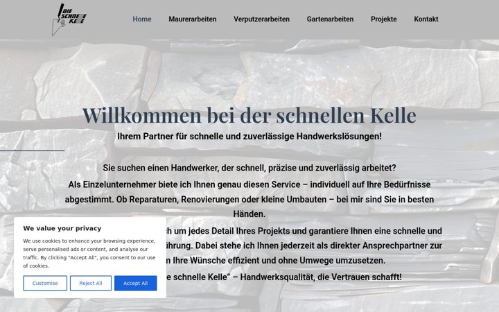 Screenshot of die-schnelle-kelle.ch