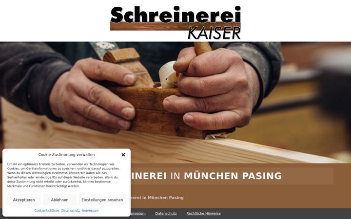 Screenshot of die-schreinerei-kaiser.de