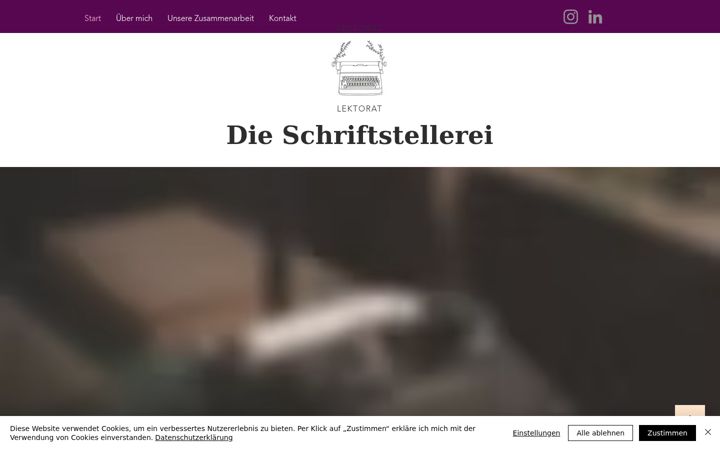 Screenshot of die-schriftstellerei.com