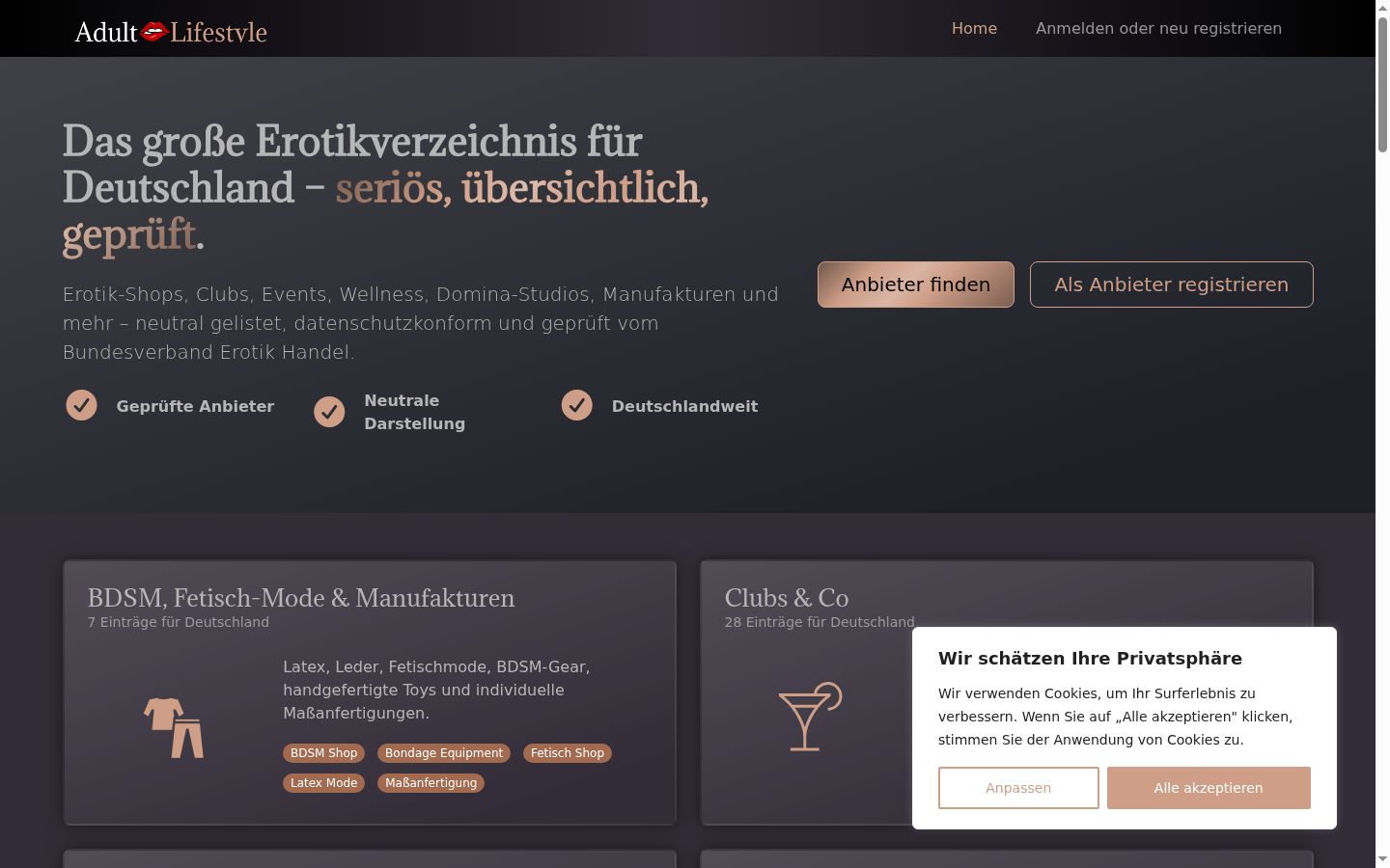 Screenshot tal-banner tal-kunsens muri qabel kwalunkwe interazzjoni