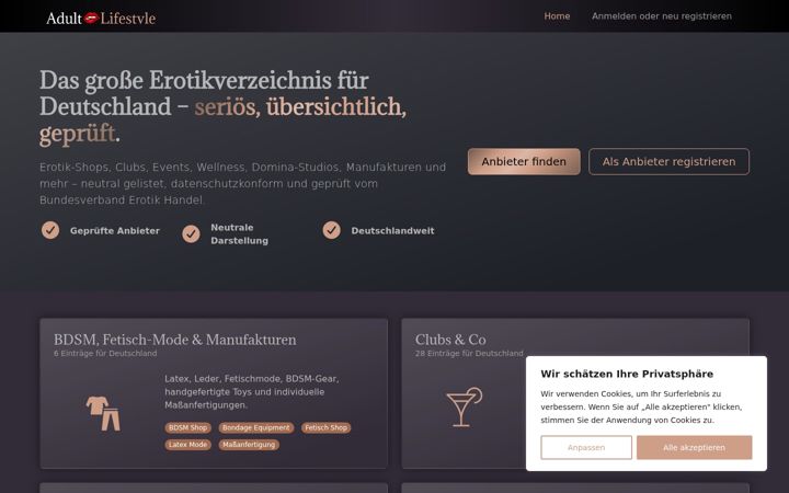 Screenshot of die-sexshops.de
