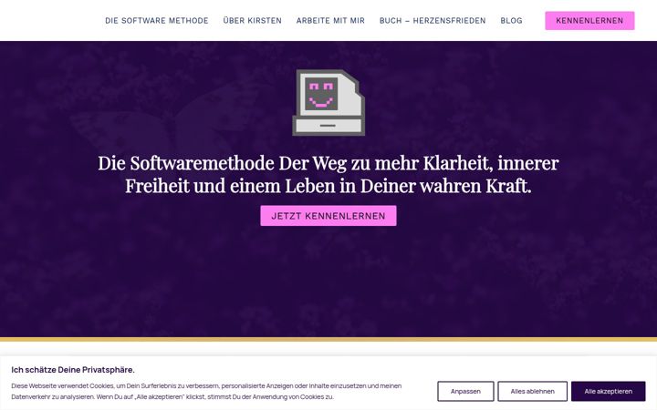 Screenshot of die-softwarefluesterin.de