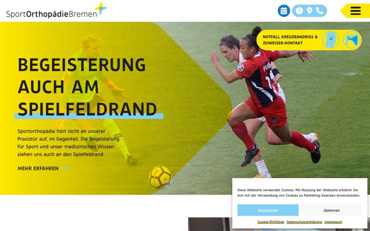 Screenshot of die-sportaerzte.de