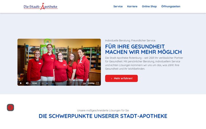 Screenshot of die-stadtapotheke.de