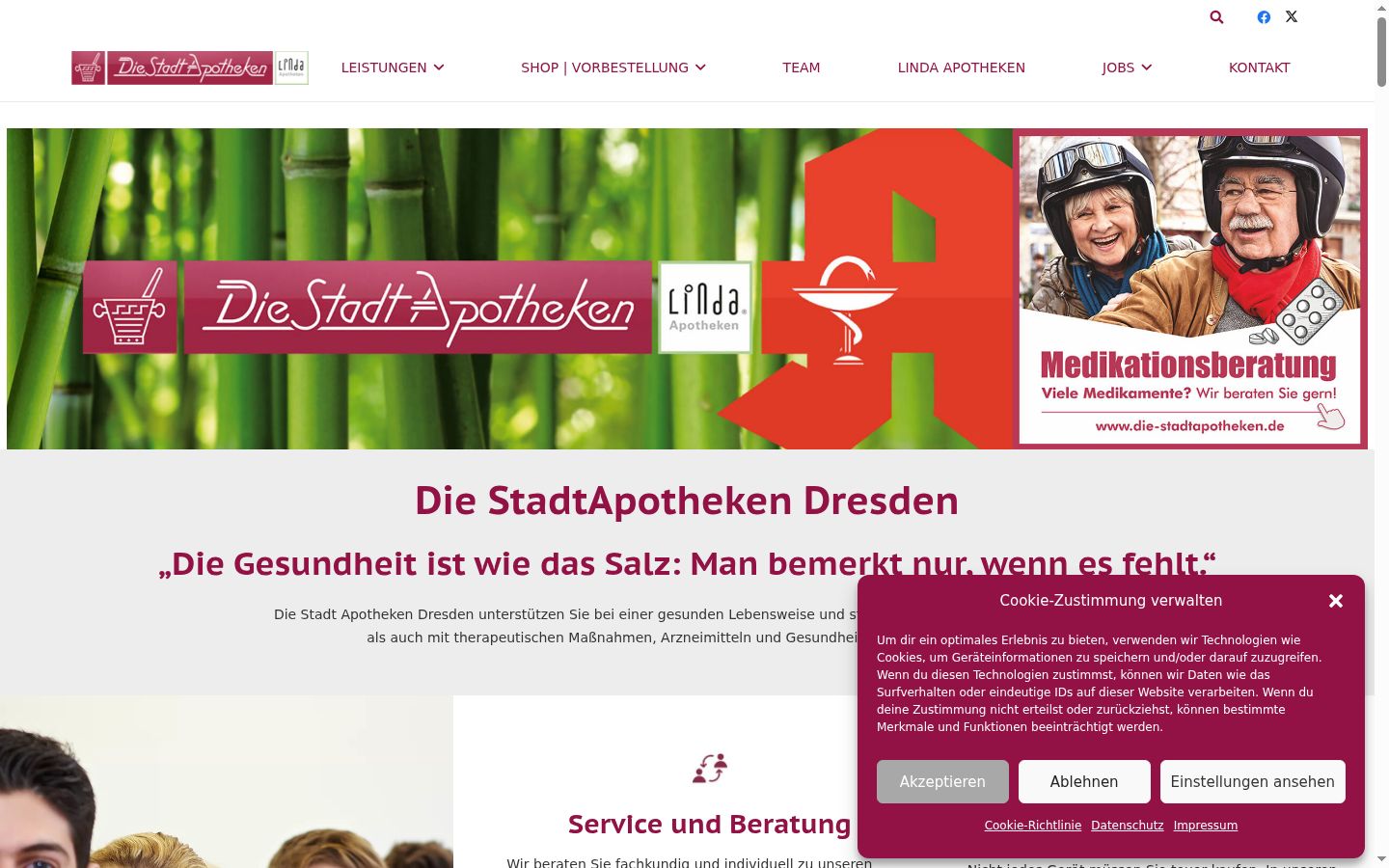 Screenshot tal-banner tal-kunsens muri qabel kwalunkwe interazzjoni