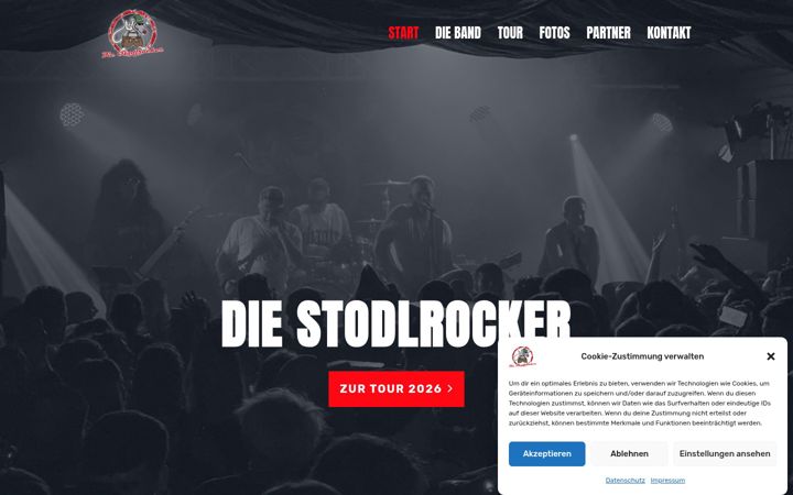 Ekraanipilt saidist die-stodlrocker.de