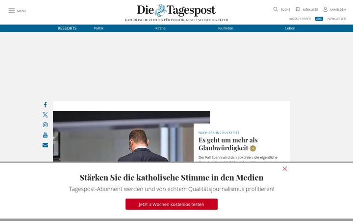 Képernyőkép: die-tagespost.de