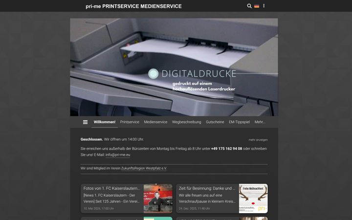 Screenshot of die-umdenker.de