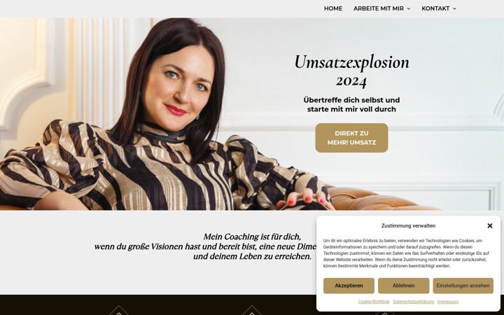 Screenshot of die-umsatzexpertin.de