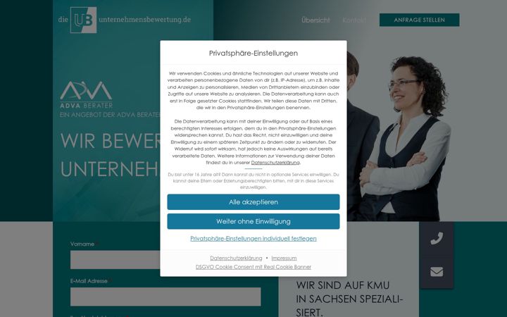 Screenshot of die-unternehmensbewertung.de