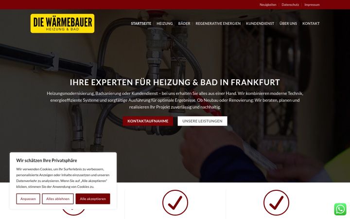 Screenshot of die-waermebauer.de