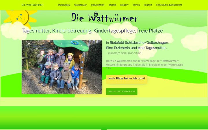 Ekrano kopija die-wattwuermer.de