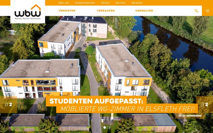 Ekrano kopija die-wbw.de