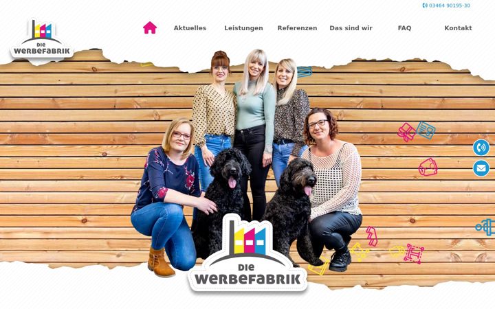 Screenshot of die-werbefabrik.de