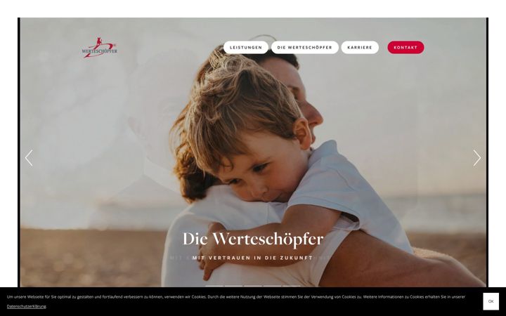Екранна снимка на die-werteschoepfer.de