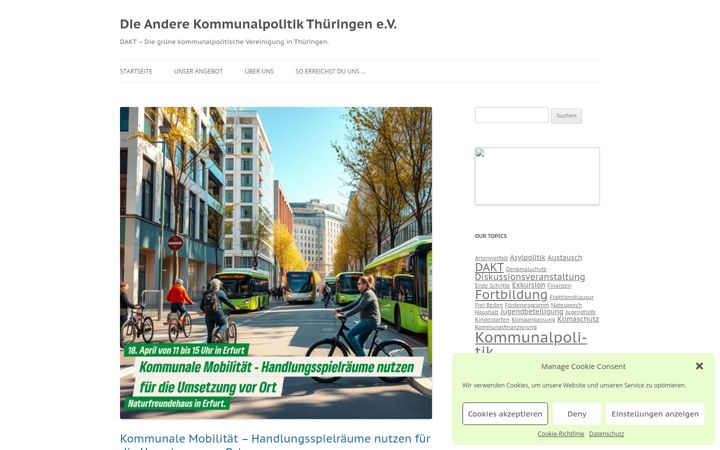 Screenshot of dieanderekommunalpolitik.de