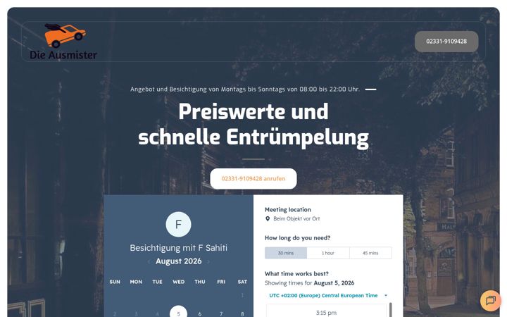 Screenshot of dieausmister.de