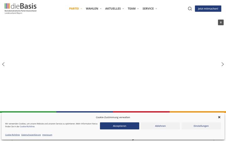 Screenshot of diebasis-bayern.de