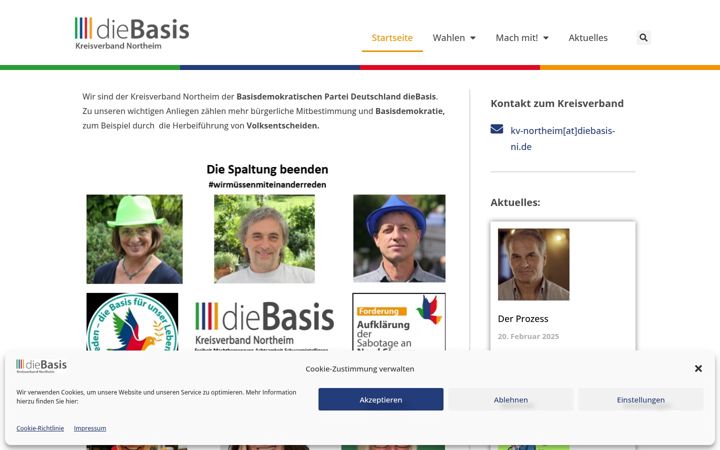 Screenshot of diebasis-northeim.de