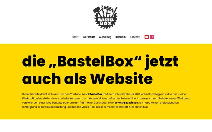 Screenshot of diebastelbox.de