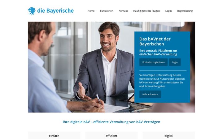 Екранна снимка на diebayerische-bav.net