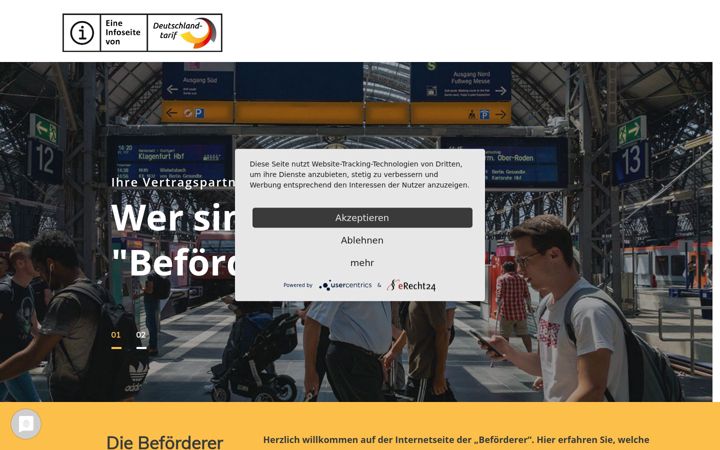 Screenshot von diebefoerderer.de