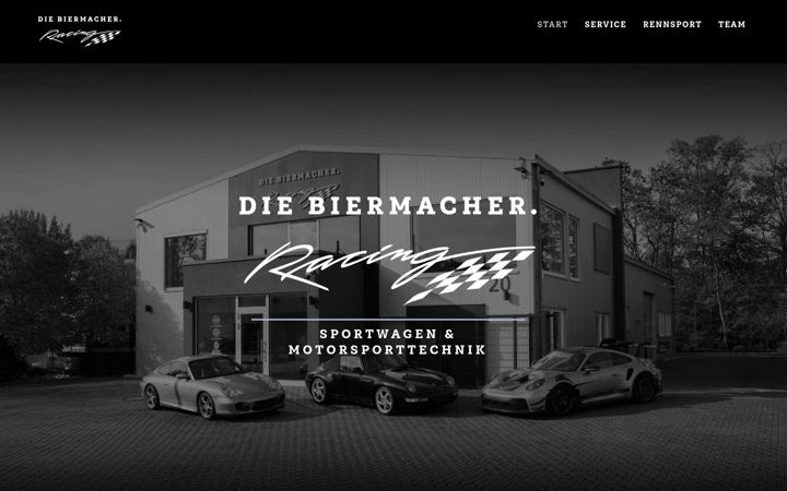 Screenshot van diebiermacher-racing.de