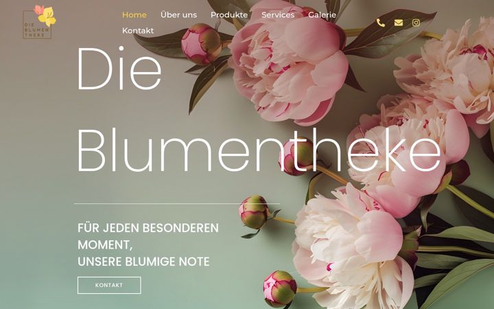 Screenshot of dieblumentheke-buettelborn.de