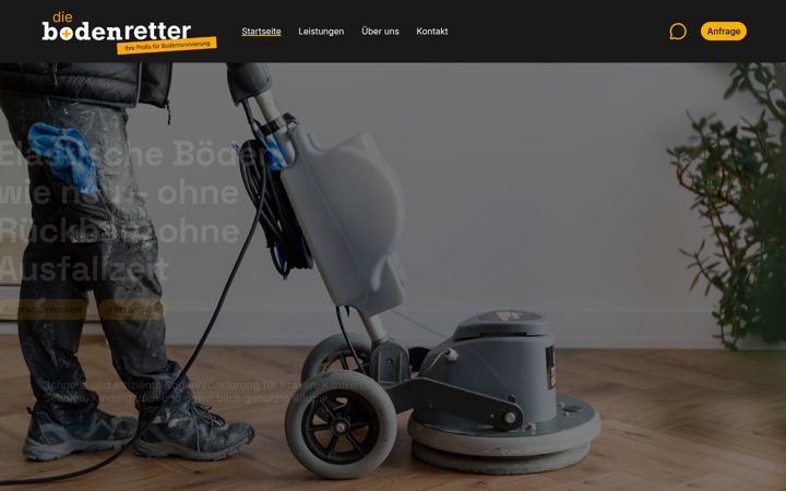 Screenshot of diebodenretter.de
