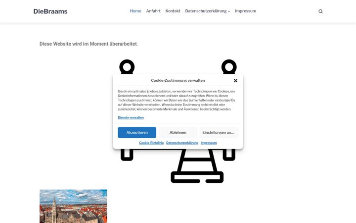 Screenshot of diebraams.de