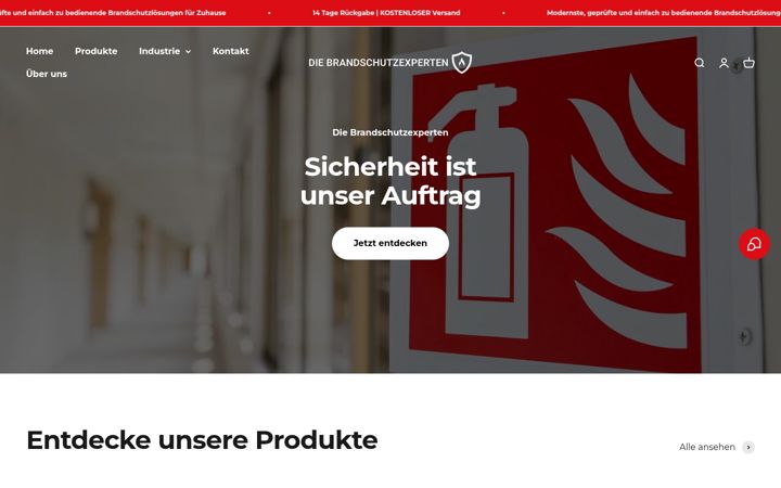 Screenshot of diebrandschutzexperten.com