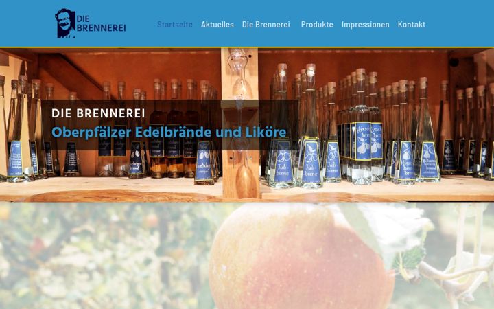 Screenshot of diebrennerei.com