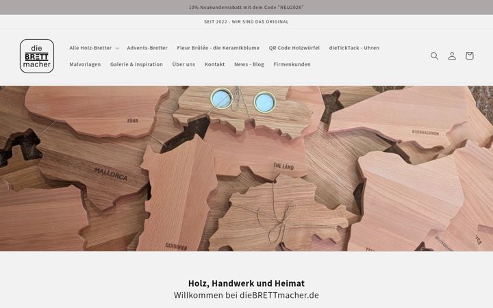 Screenshot of diebrettmacher.de