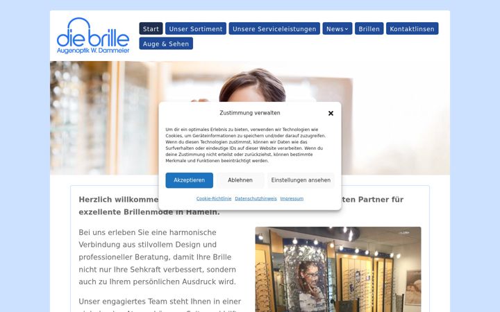 Ekrano kopija diebrille-online.de