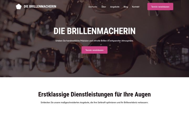 Screenshot of diebrillenmacherin-nmb.de