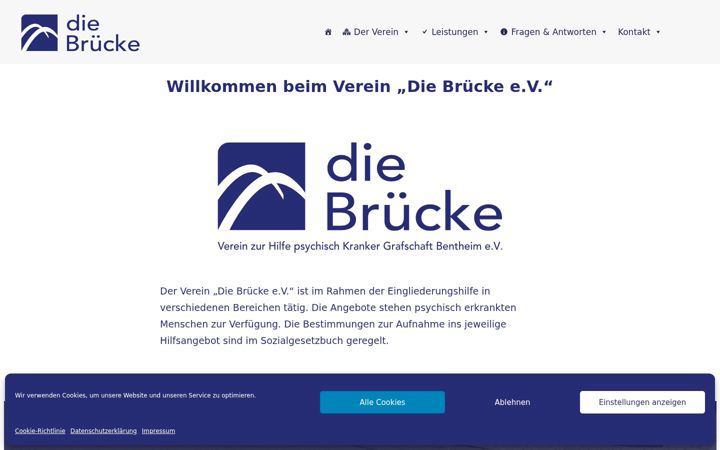 Ekrano kopija diebruecke-ev.de